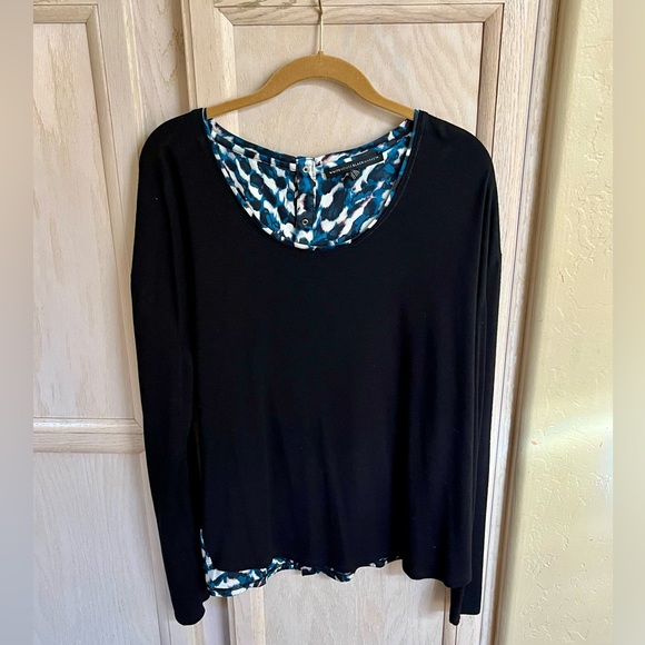 3/$30| 🌸 WHBM Long Sleeve Woven Tee - Picture 5 of 9